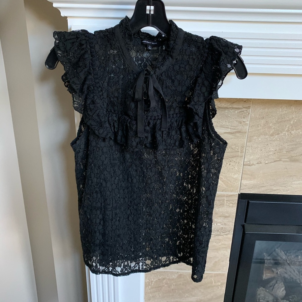 Who What Wear Lace Top